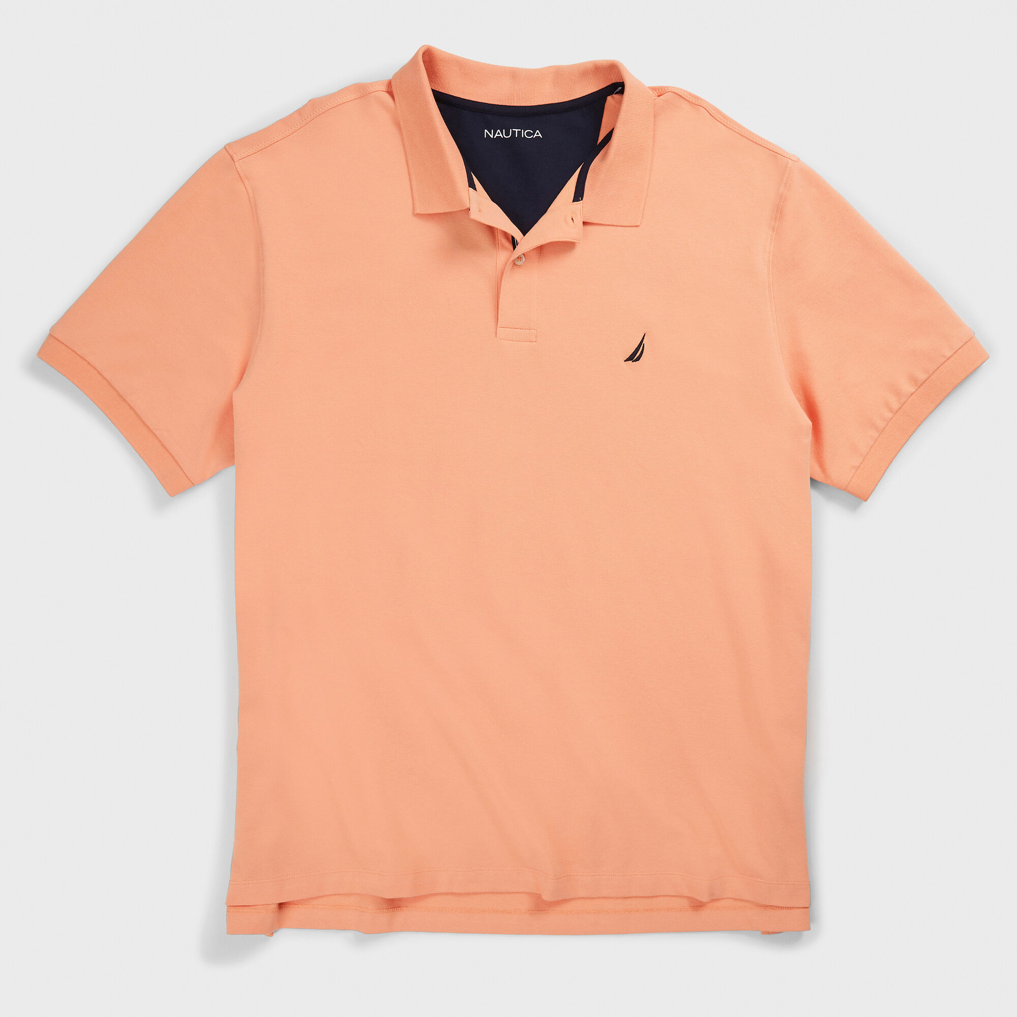 BIG & TALL STRETCH MESH POLO,Orange2,large