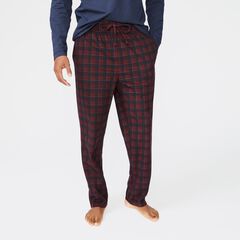 PLAID FLEECE SLEEP PANT,Rio Red,large