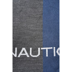 SPLIT LOGO SCARF,Crystal Clear,large