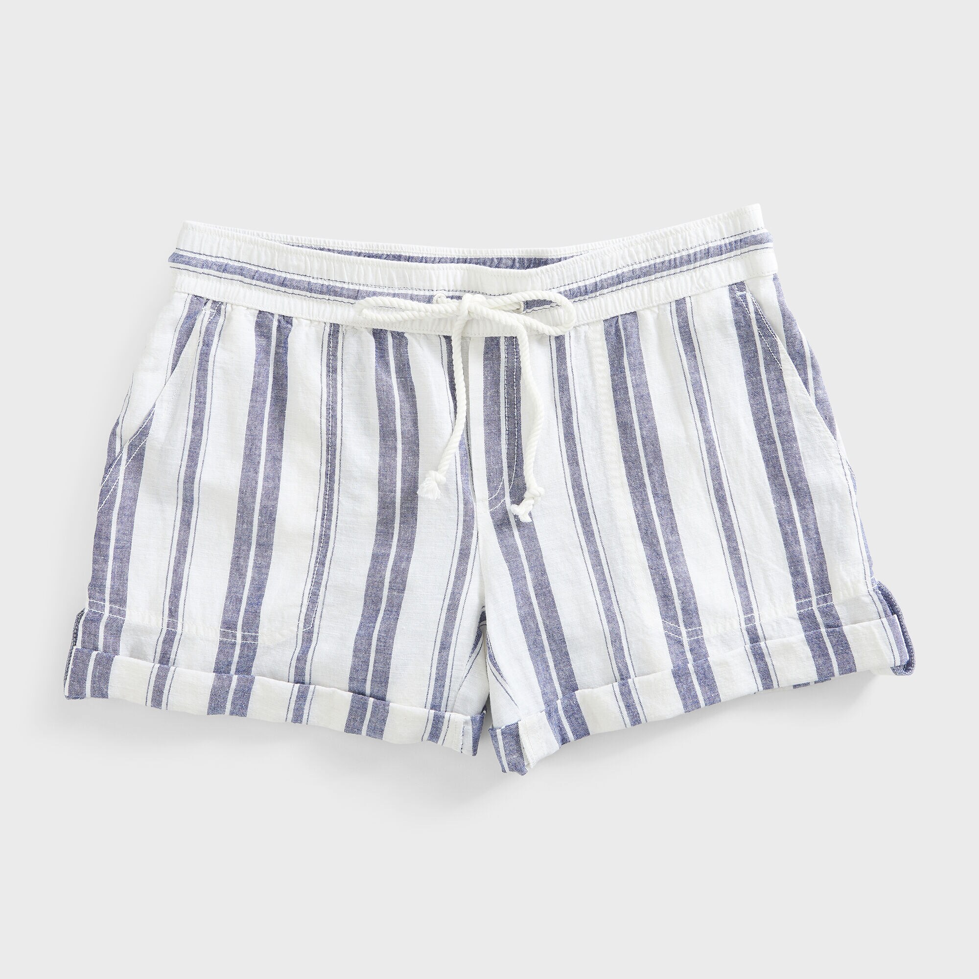 NAUTICA JEANS CO. STRIPE SHORTS,Blue Depths,large