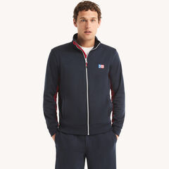 Colorblock Team Jacket,Stellar Blue Heather,large