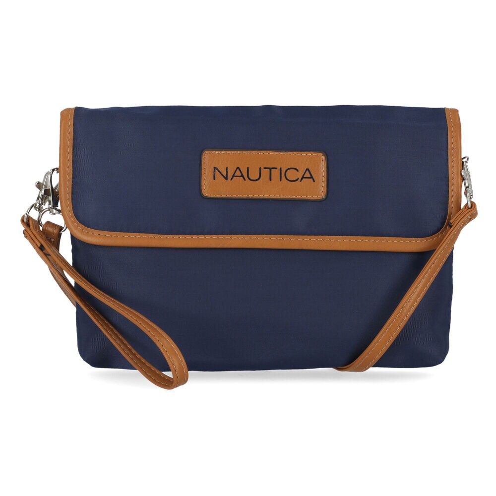 NYLON MINI WALLET BAG,Aqua Isle,large