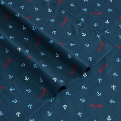 Jonesy Navy Full Sheet Set,Bali Bliss,large