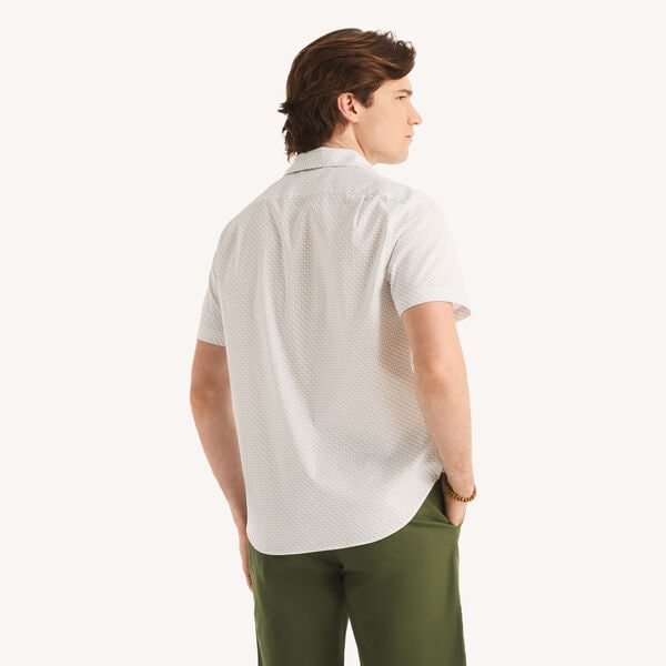 Classic Fit Wrinkle-Resistant Printed Short-Sleeve Shirt