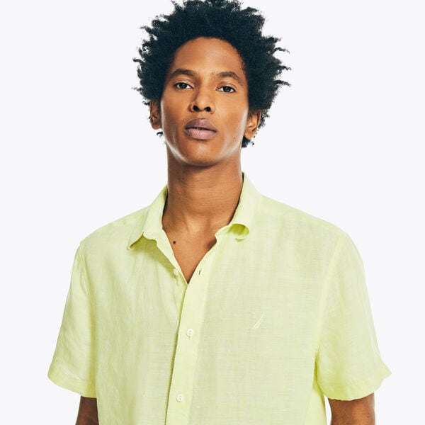 LINEN SHORT-SLEEVE SHIRT