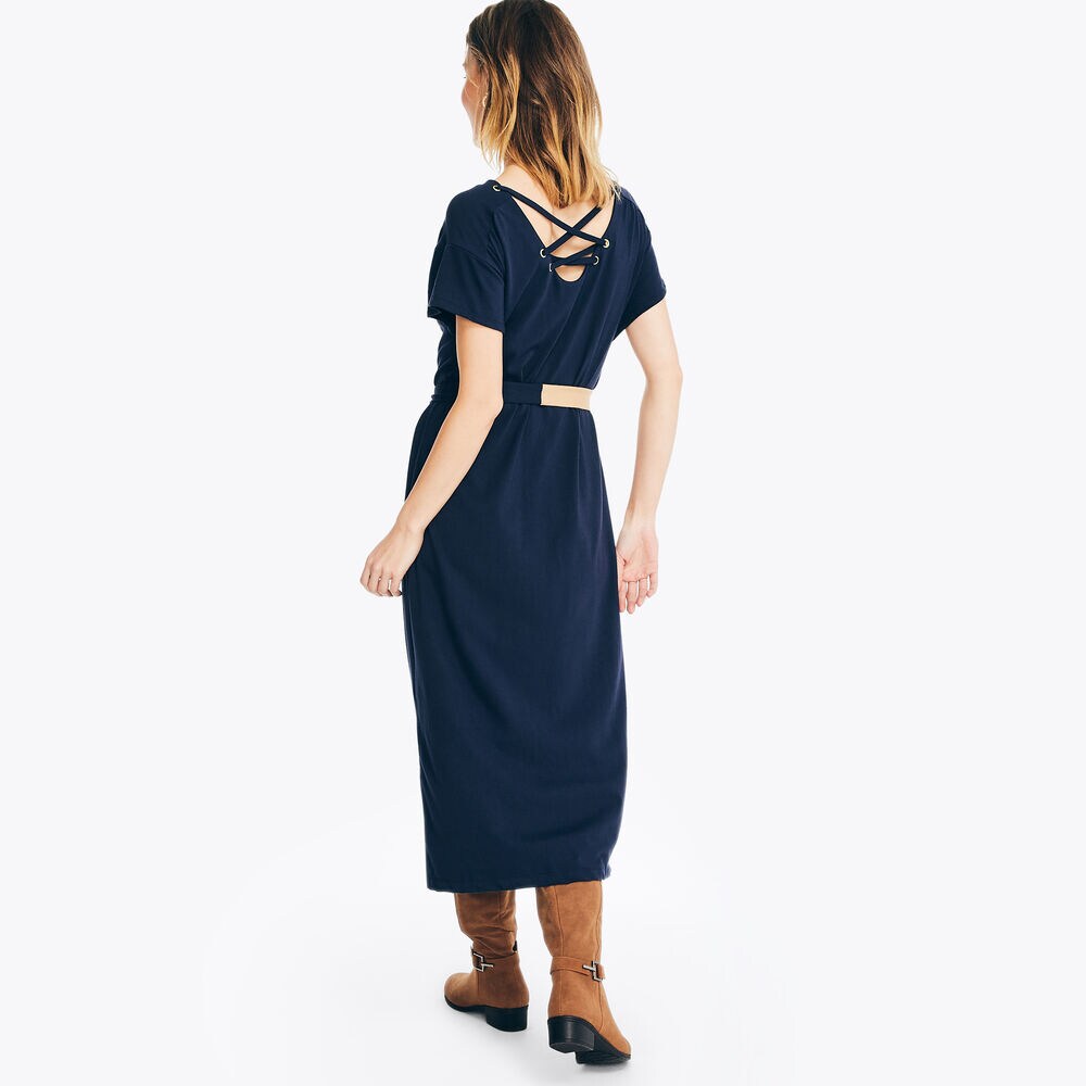 Criss-Cross Dress,Stellar Blue Heather,large