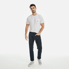 PREMIUM COTTON POCKET T-SHIRT,Bright White,large