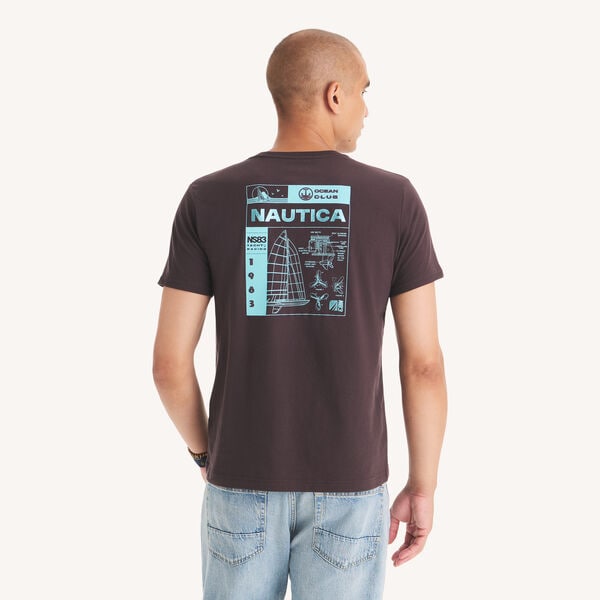 Ocean Club Foil Graphic T-Shirt
