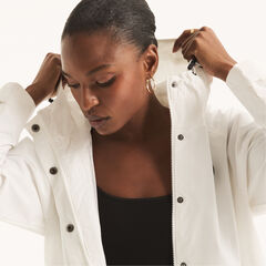 Lightweight Water-Resistant Jacket,Bright White,large