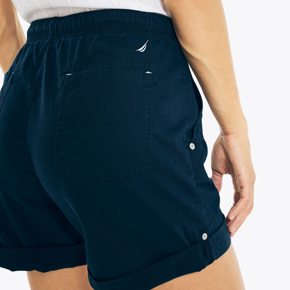 5" SUSTAINABLY CRAFTED PULL-ON BERMUDA SHORT,Stellar Blue Heather,large