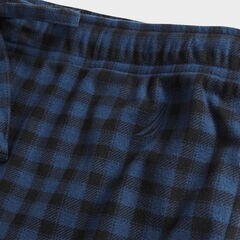 PLAID FLEECE SLEEP PANT,Peacoat,large