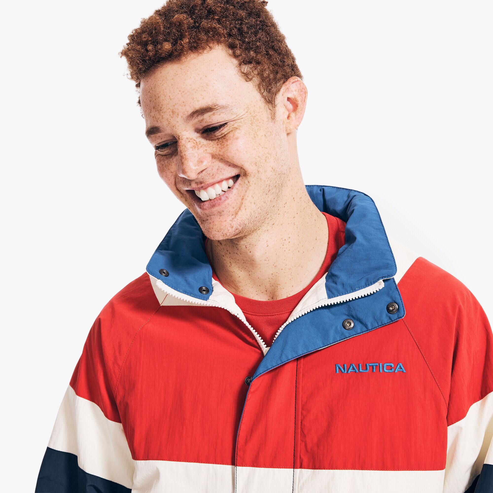 REISSUE COLORBLOCK PACKABLE JACKET | Nautica