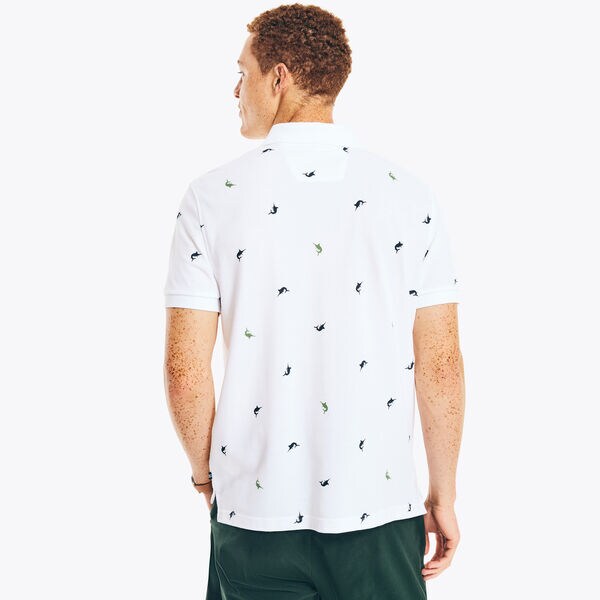 CLASSIC FIT PRINTED DECK POLO
