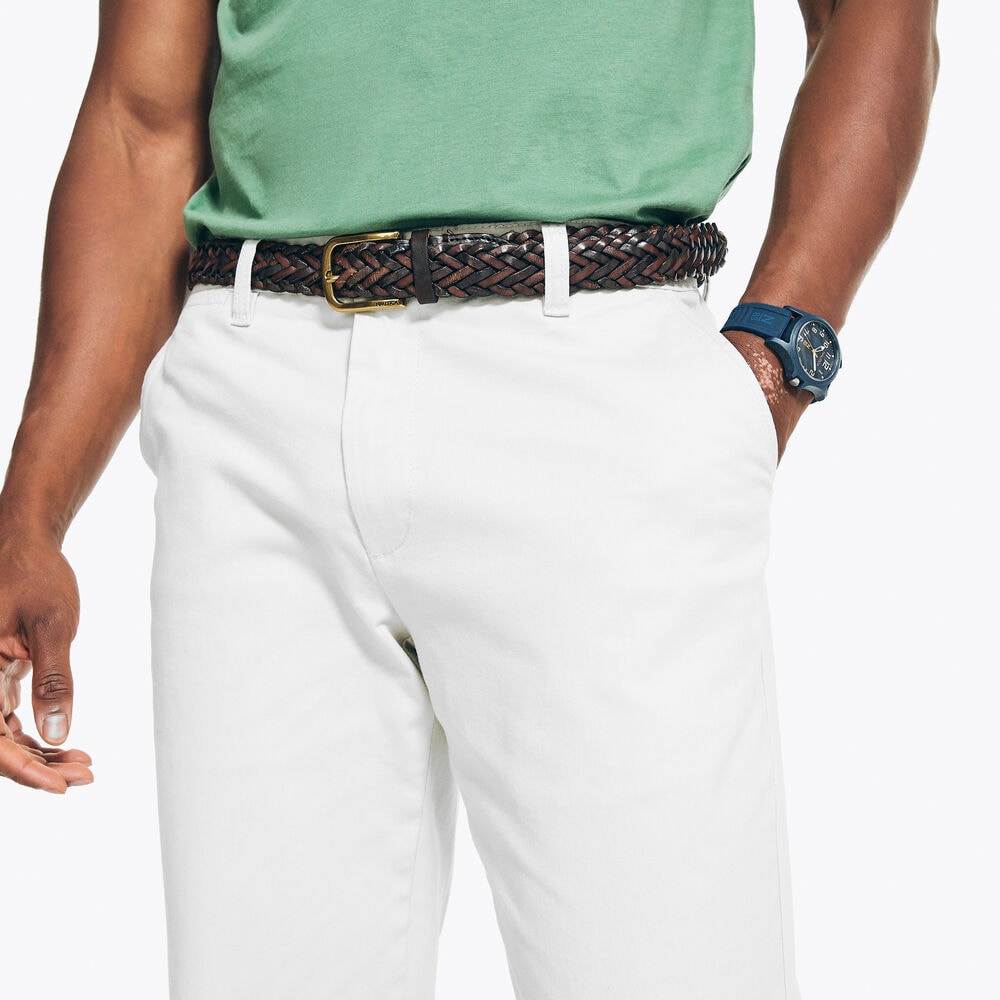 Classic Fit Performance Deck Pant,Nautica Stone,large