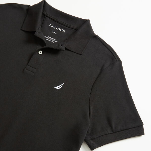 SLIM FIT INTERLOCK POLO
