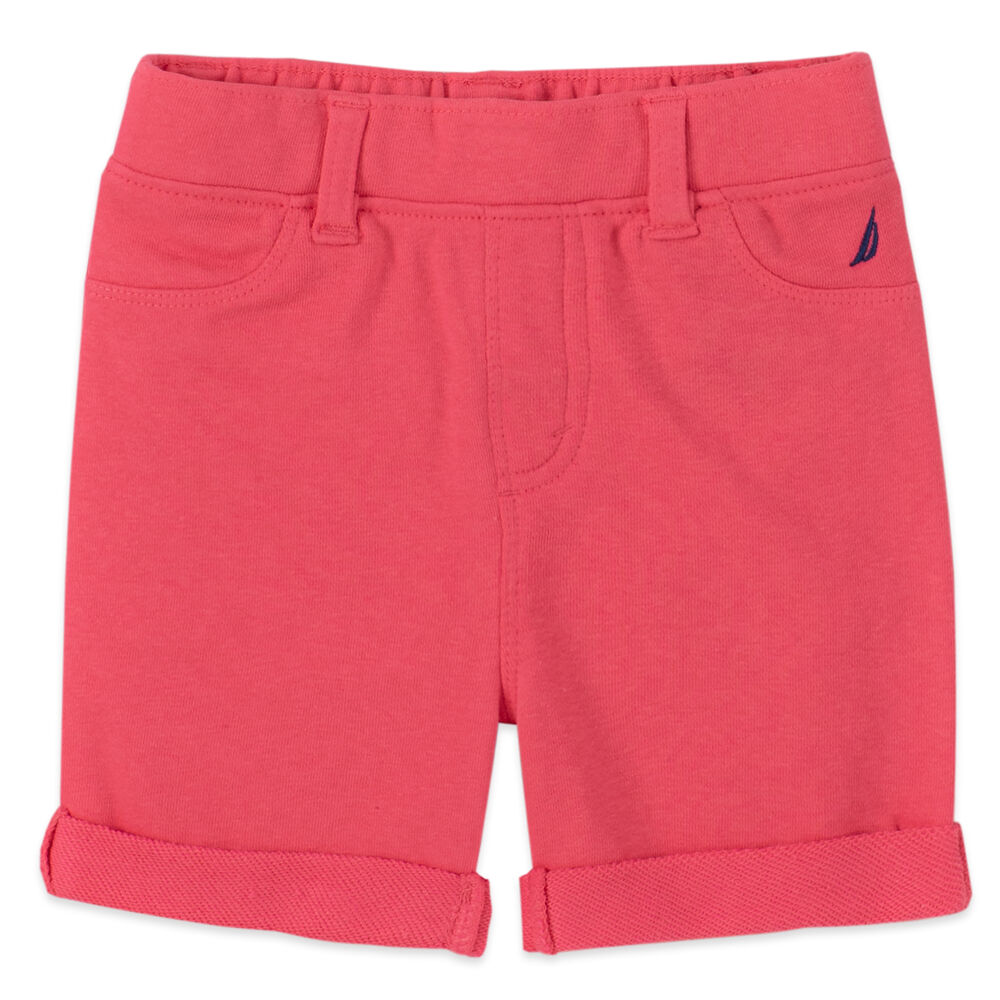 TODDLER GIRLS' STRETCH PULL-ON SHORT (2T-4T),Light Pink,large