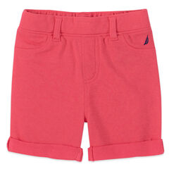 TODDLER GIRLS' STRETCH PULL-ON SHORT (2T-4T),Light Pink,large