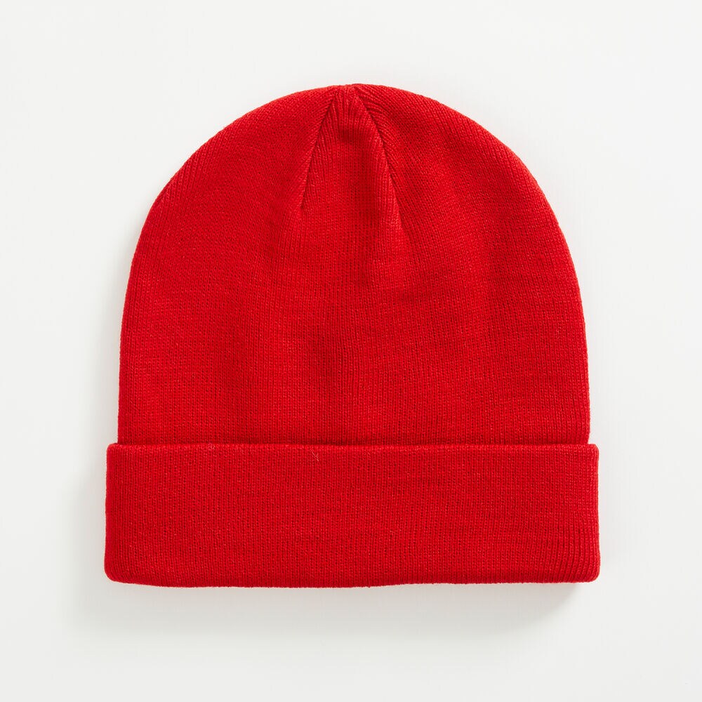 LOGO PATCH CUFFED BEANIE,Nautica Red,large