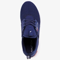 EMBOSSED STRIPED LOGO MESH SNEAKER,True Black,large