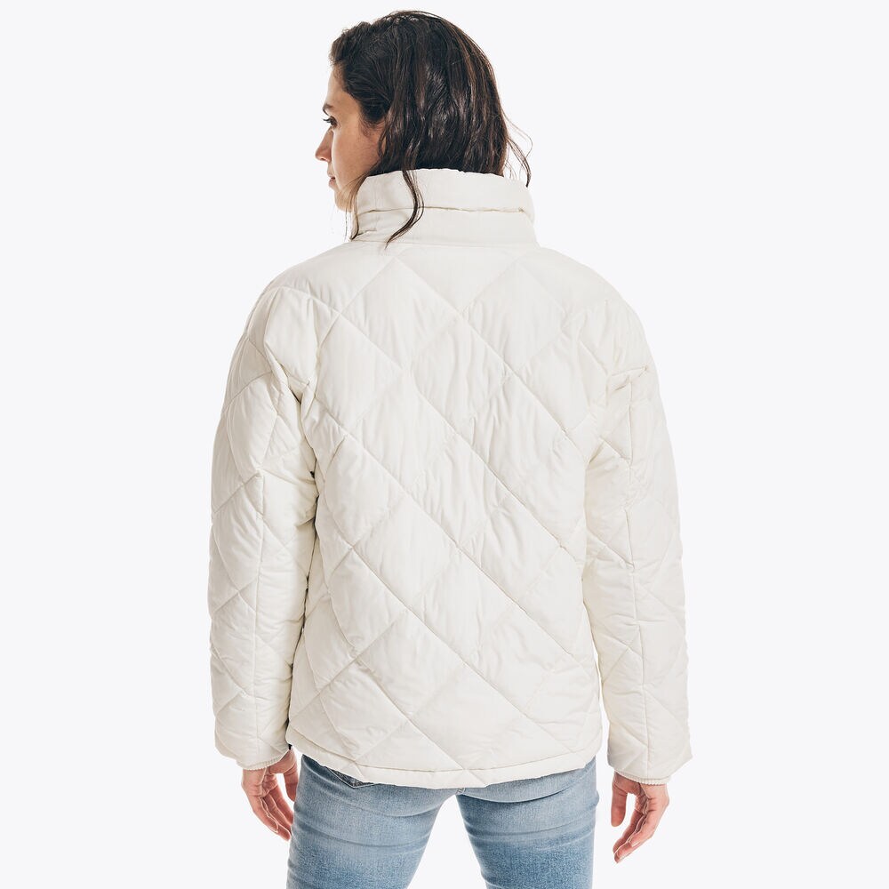 QUILTED TEMPASPHERE PUFFER JACKET,Marshmallow,large