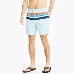 8" STRIPED SWIM,Bright White,large