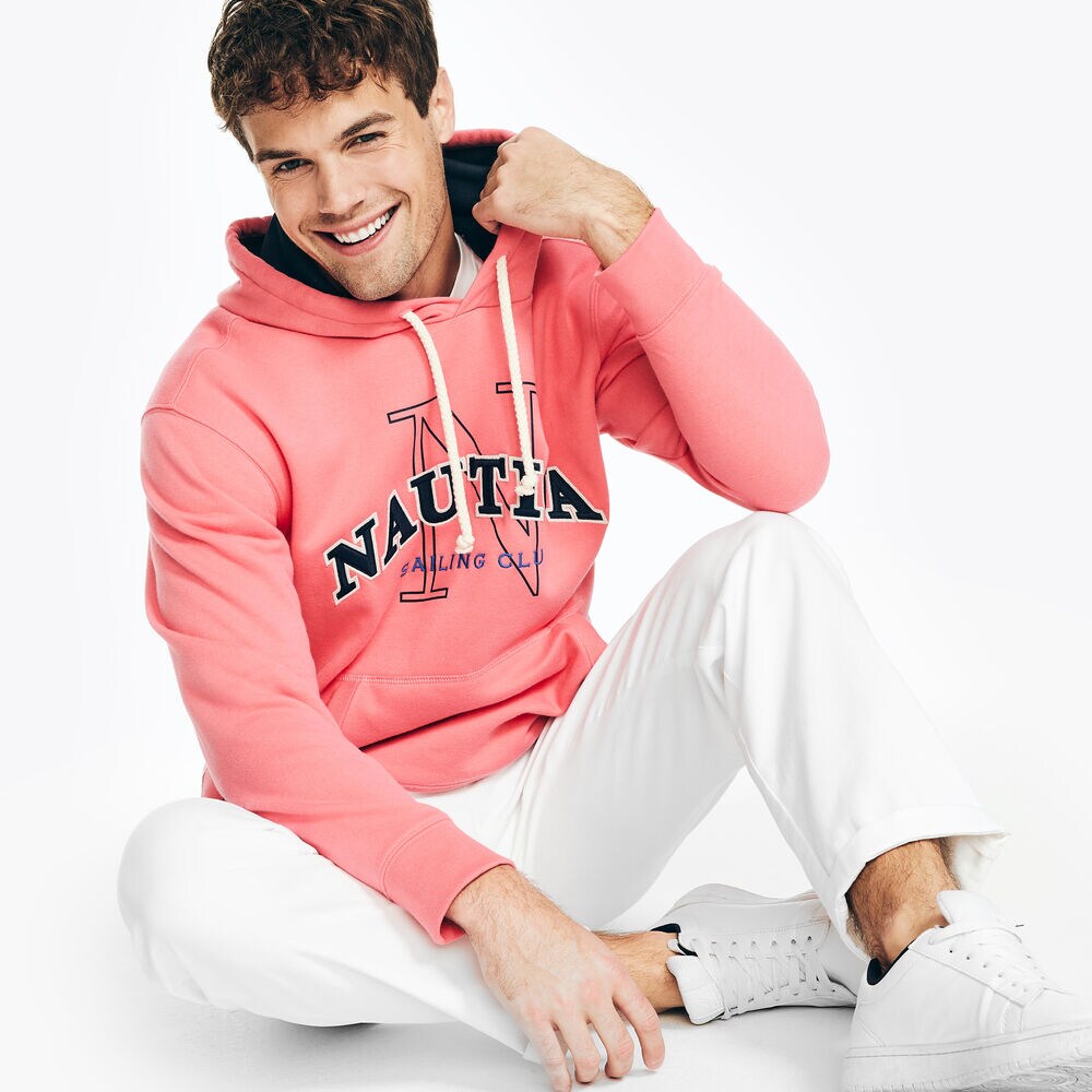 LOGO HOODIE,Teaberry,large