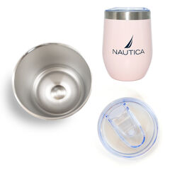 LOGO DOUBLE-WALLED STAINLESS STEEL SHORT TUMBLER,Multi,large