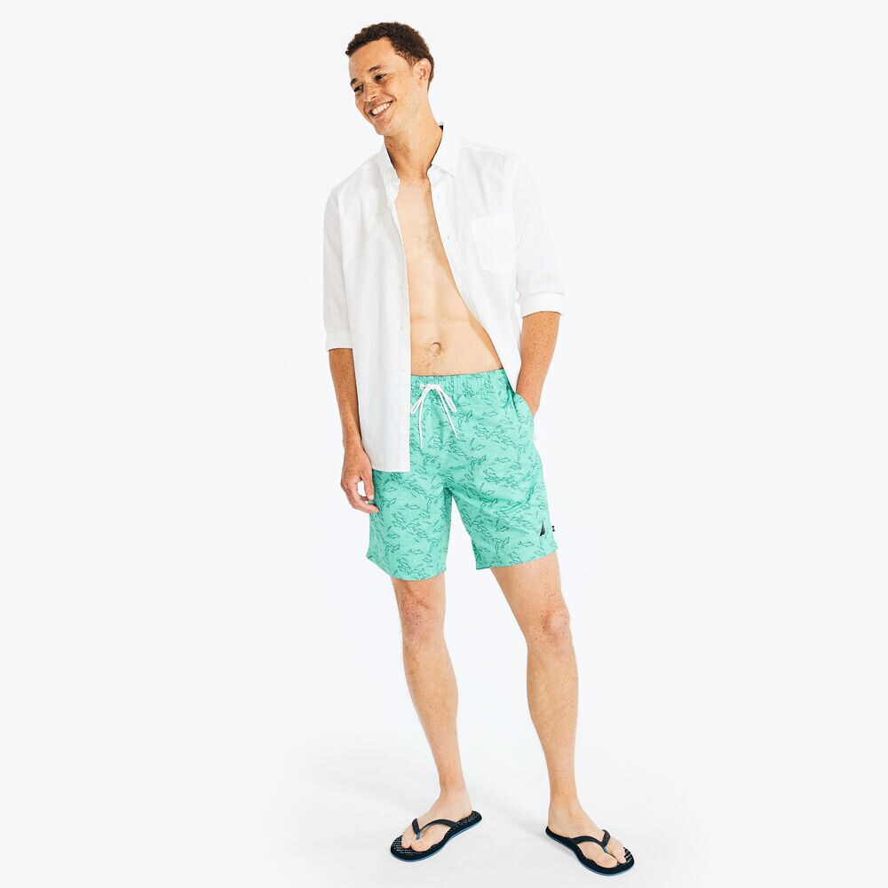 SUSTAINABLY CRAFTED 8" QUICK-DRY SWIM,Tropic Jade,large