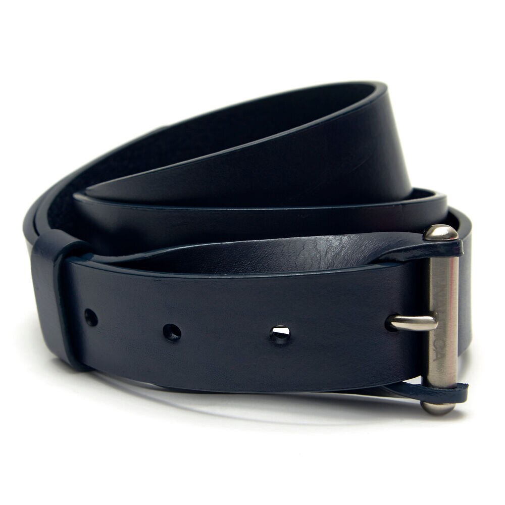 Classic Leather Belt,Ice Blue,large