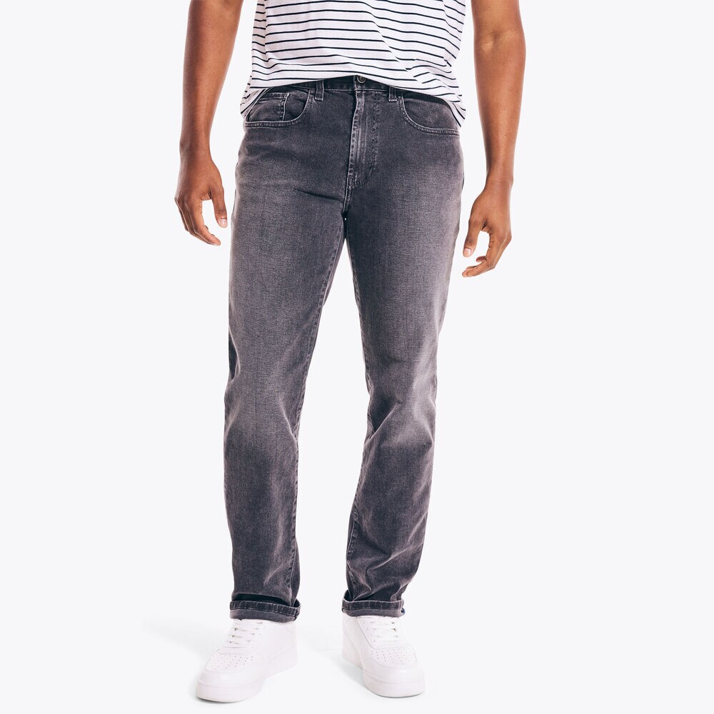 STRAIGHT FIT DENIM,Light Putty,large