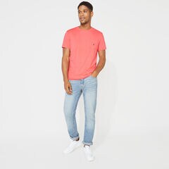 CREWNECK POCKET T-SHIRT,Persian Red,large