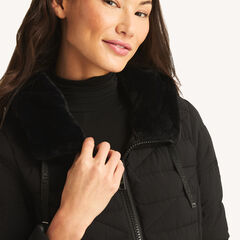 Puffer Jacket,Black,large