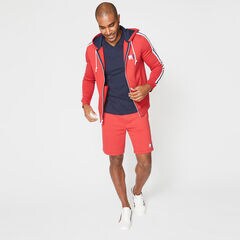 SIDE-STRIPE FLEECE SHORT,Rescue Red,large