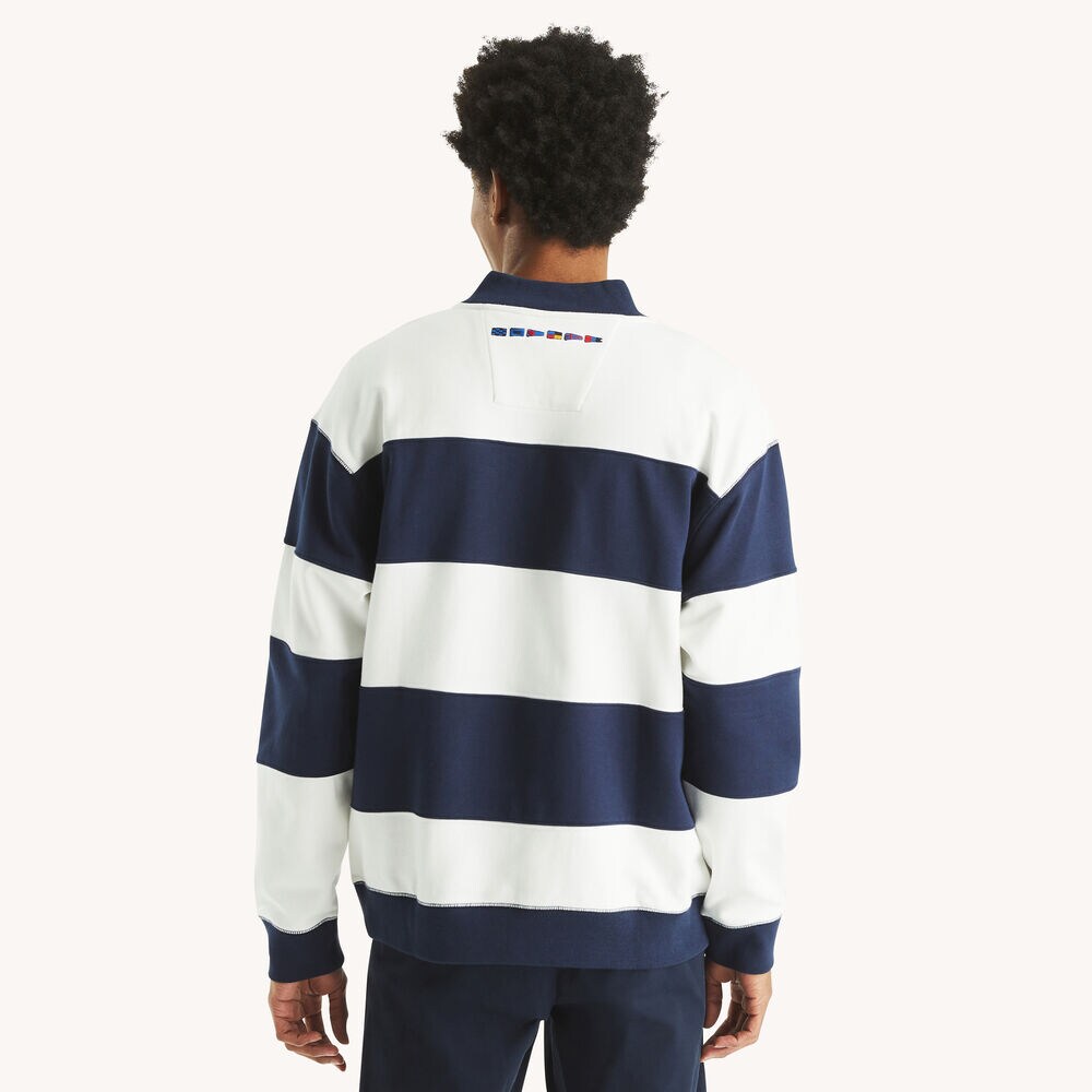 Colorblock Half-Zip Pullover,Stellar Blue Heather,large