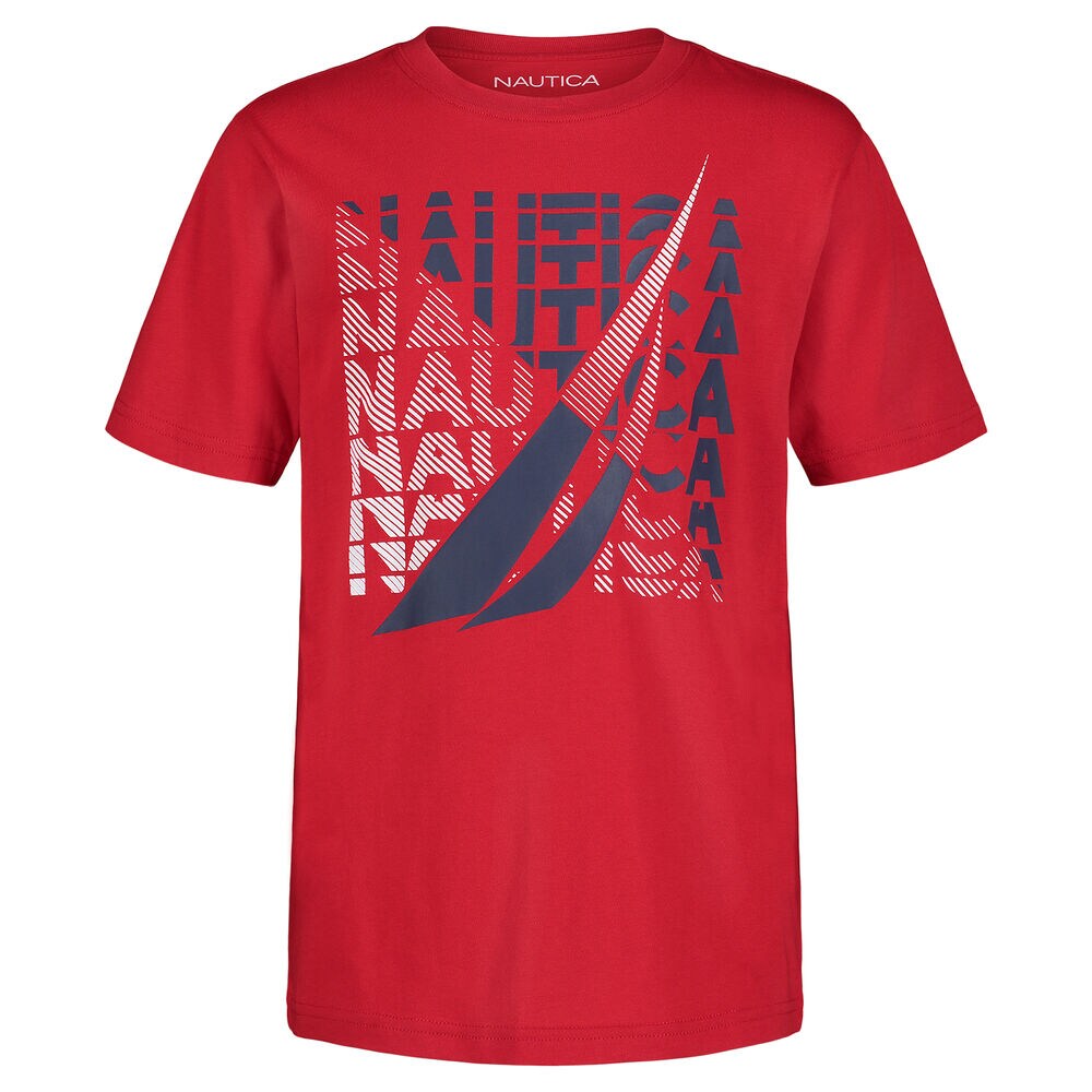 Little Boys' Square Shade Graphic T-Shirt (4-7),Melonberry,large