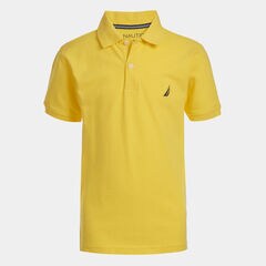 LITTLE BOYS' CLASSIC DECK POLO (4-7),Marigold,large