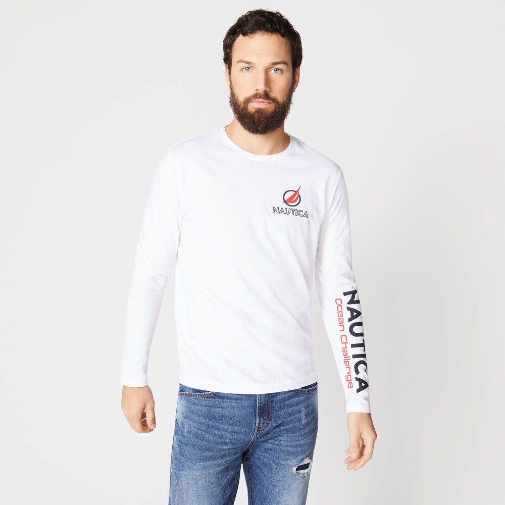NS-83 OCEAN CHALLENGE LONG SLEEVE T-SHIRT,Bright White,large