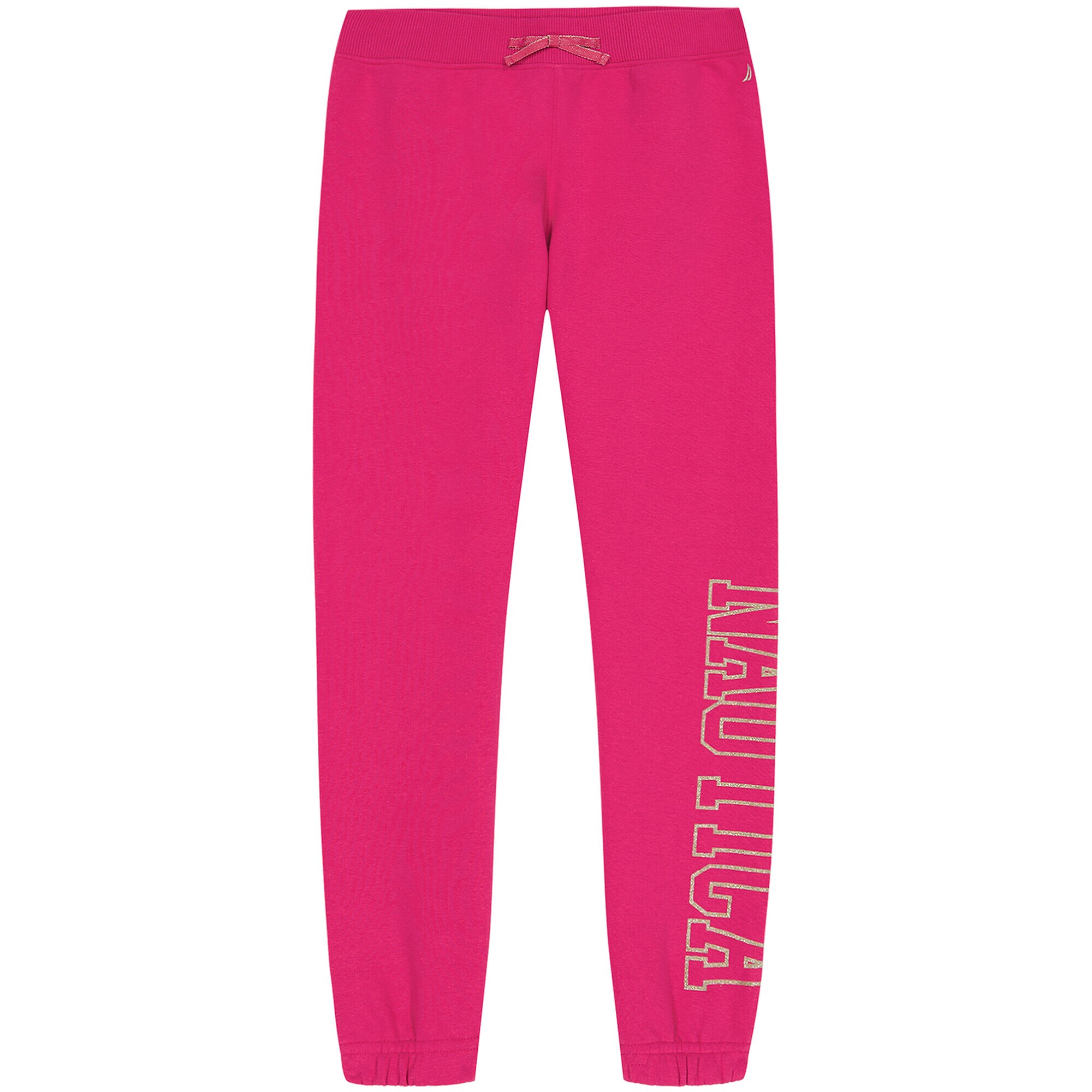 Girls' Fleece Jogger (7-16),Paradise Pink,large