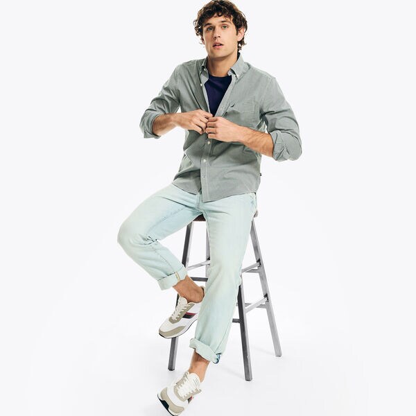 CLASSIC FIT MICRO GINGHAM SHIRT