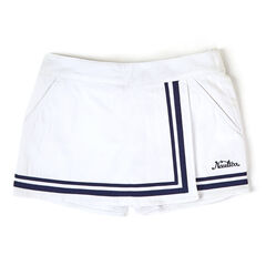 Toddler Girls' Striped Border Skort (2T-4T),Antique White Wash,large