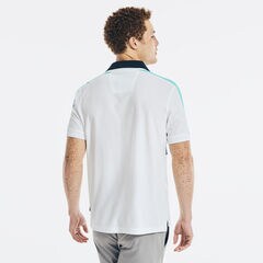 NAVTECH CLASSIC FIT CHEST-STRIPE POLO,Bright White,large