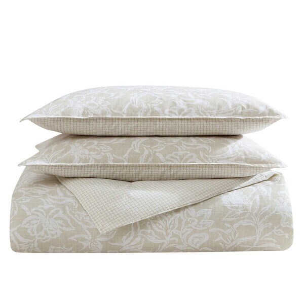 Tortola Beige Full/Queen Comforter & Sham Set