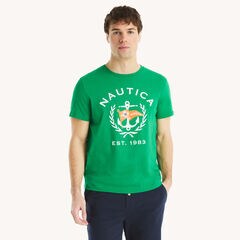 Anchor Graphic T-Shirt,Light Sonic,large