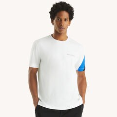 Navtech Crewneck T-Shirt,Bright White,large