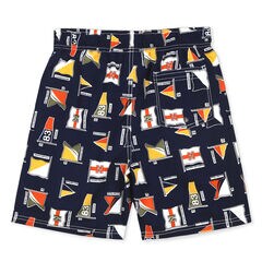 BOYS' TOM AO SWIM TRUNK IN SIGNAL FLAG PRINT,Oyster Bay Blue,large