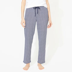 THERMAL KNIT SLEEP PANTS,Crystal Bay Blue,large