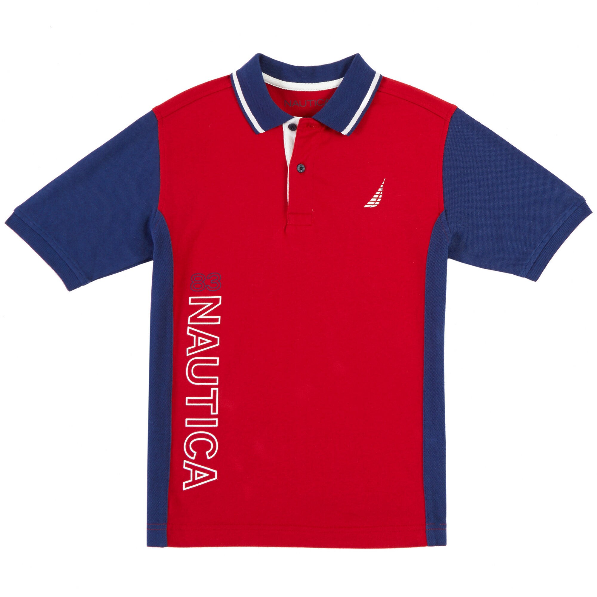 Little Boys' Color Block Signature Polo Shirt (4-7),Dark Acacia,large
