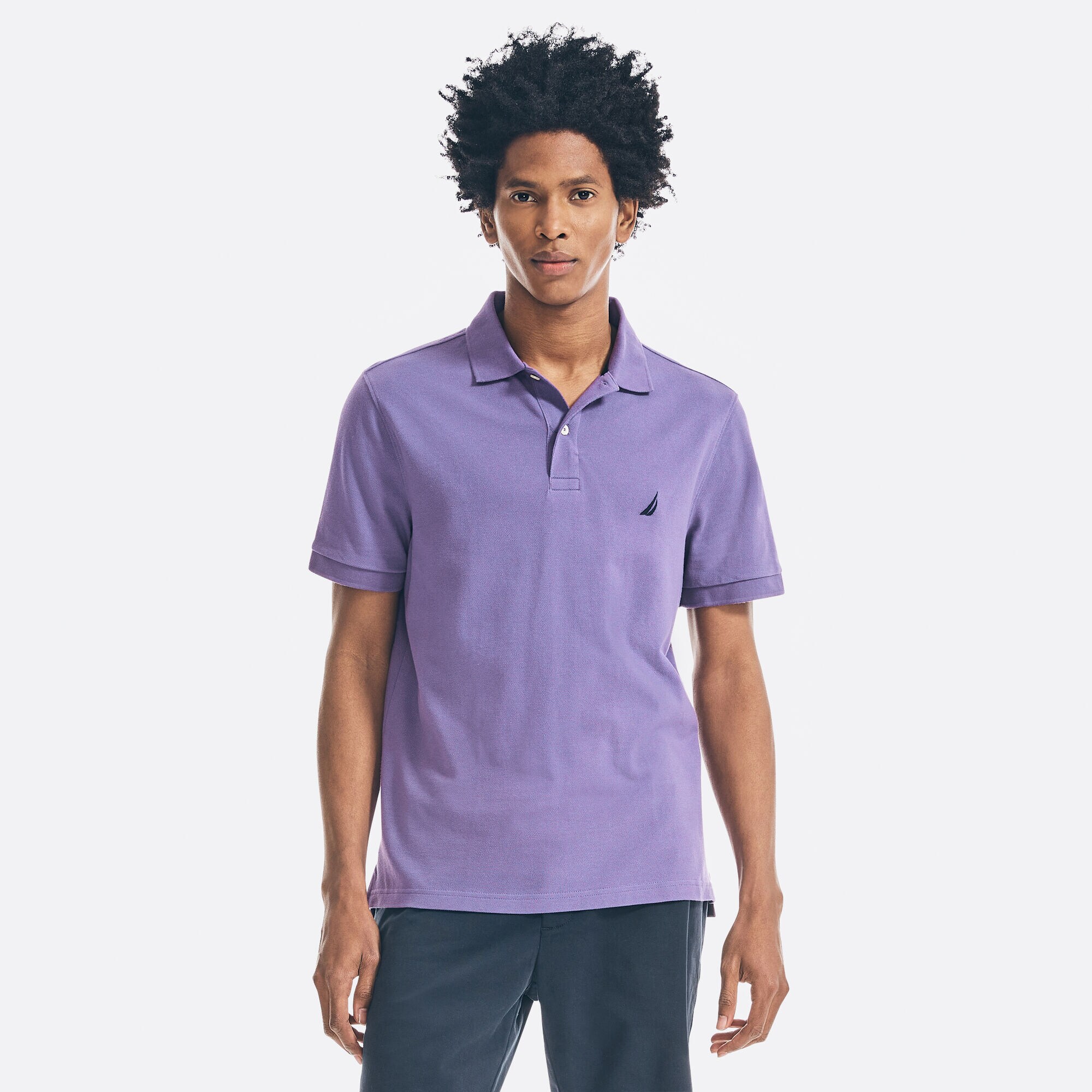 CLASSIC FIT DECK POLO,Cyclone,large