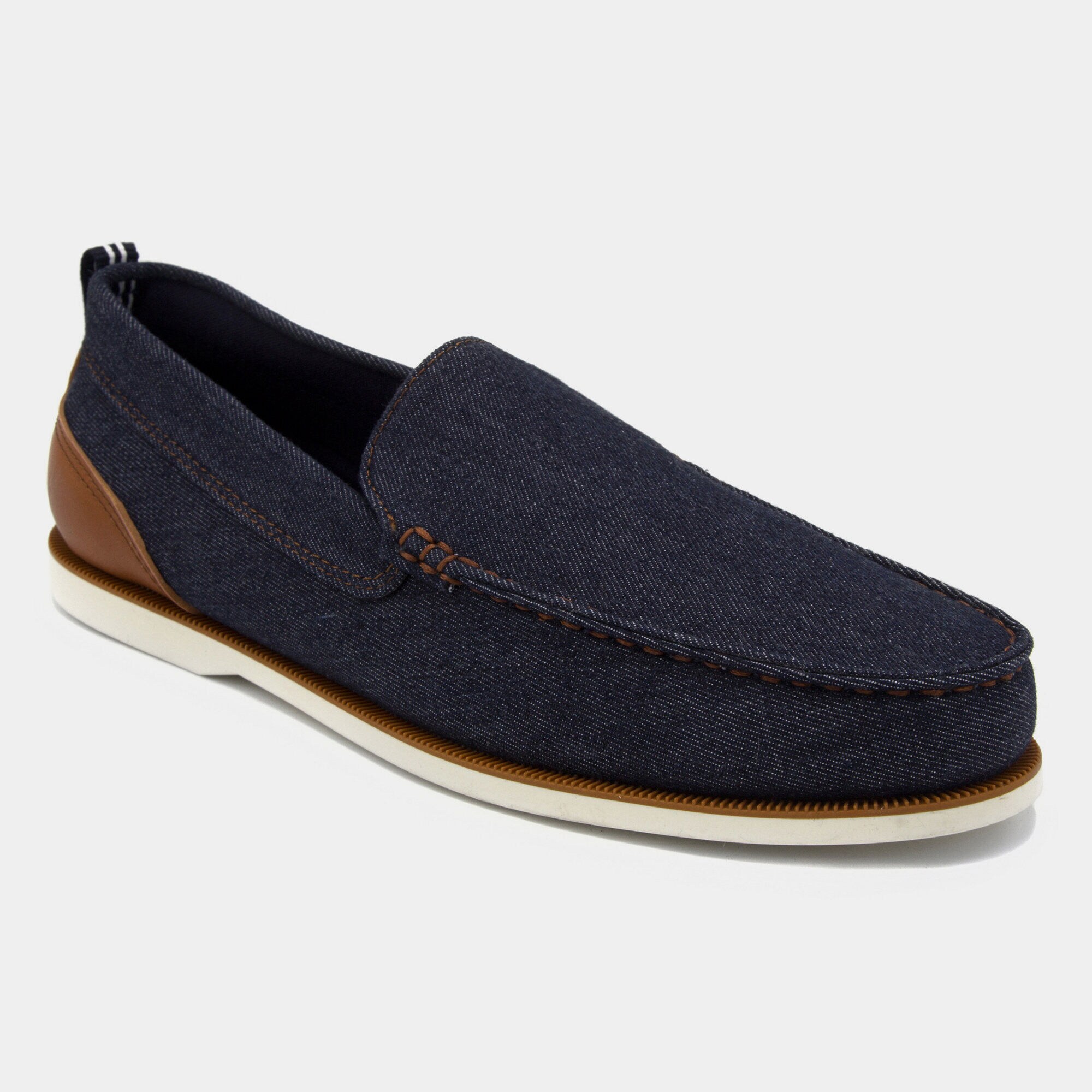 Minter Denim Slip-On Loafers,Navy Dusk,large