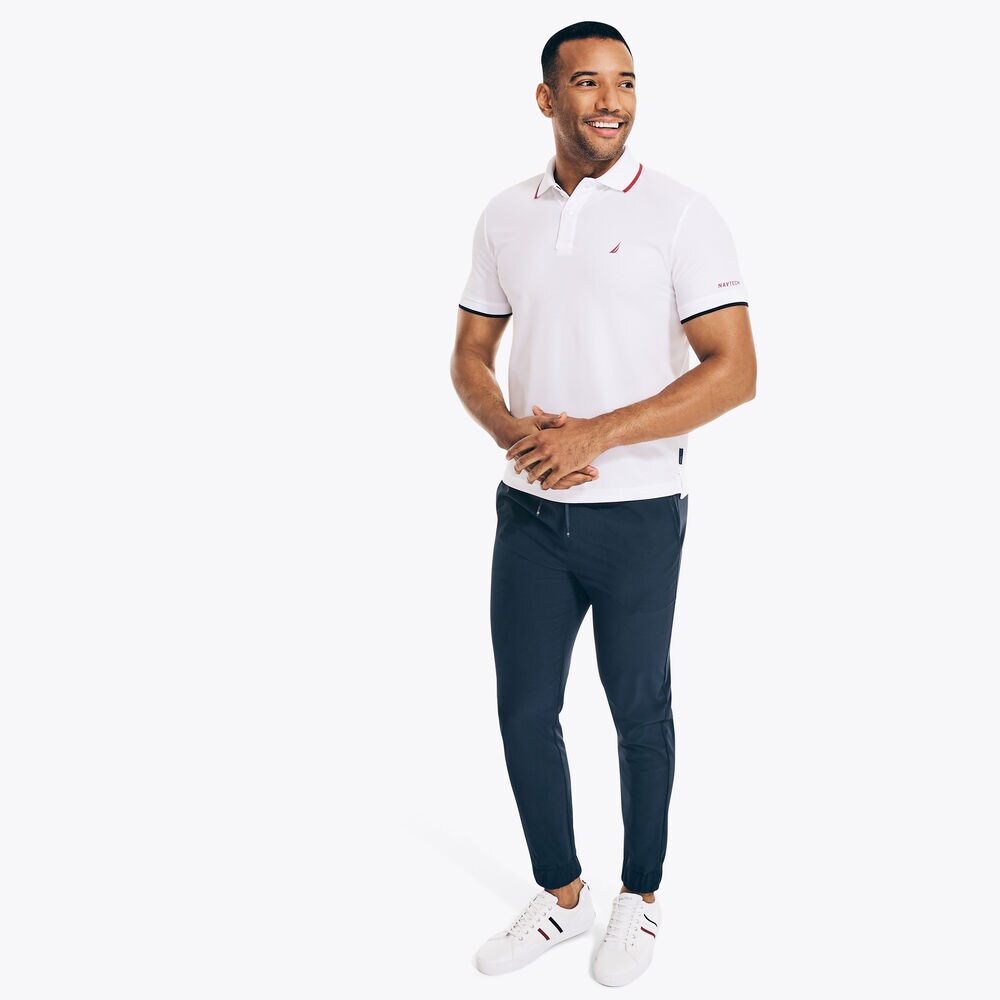 NAVTECH CLASSIC FIT POLO,Bright White,large